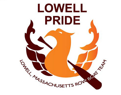 Lowell Pride Rowing Team Logo Designs A-F