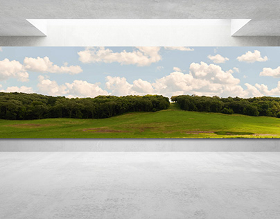 Panoramic Country Vector for Walls