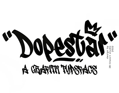 Dopestar - Grafitti Typeface