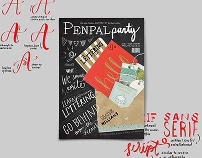 Penpal Party Quarterly | Experimental Typography