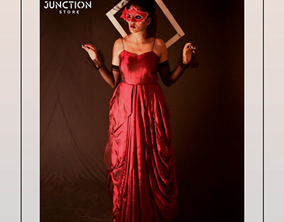 Red ball gown- junction store