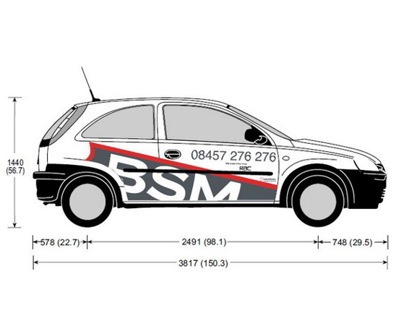 BSM Car Decals & Identity