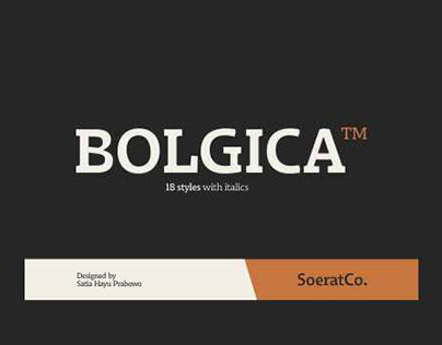 Bolgica - Slab Serif