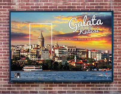 Galata Kulesi Tanıtım Raket/Billboard