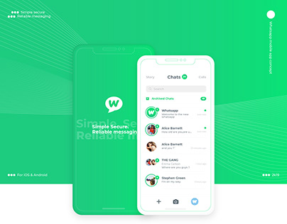 Whatsapp Mobile App Concept