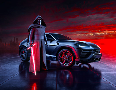 Lamborghini Advertising - Kylo Ren