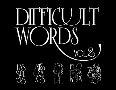 Difficult words - vol. 2