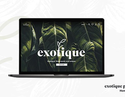 Plant Website - Exotique