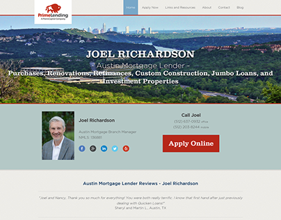 Website for commercial mortgage broker