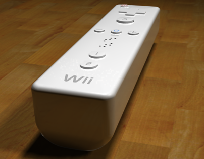 Modelado de un mando de Nintendo Wii