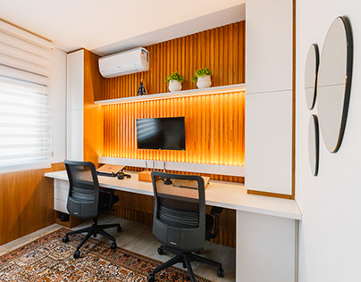 Home Office for Two by Architect Carol Ferrão