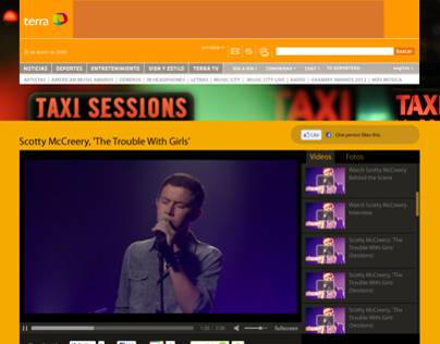 Terra's Taxi Sessions page