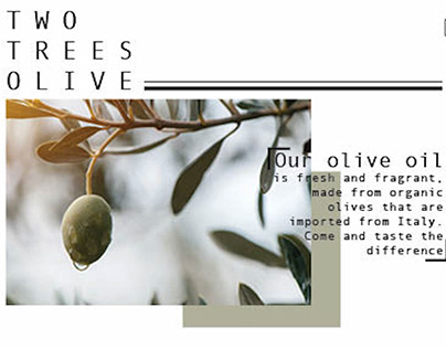 Two trees olive