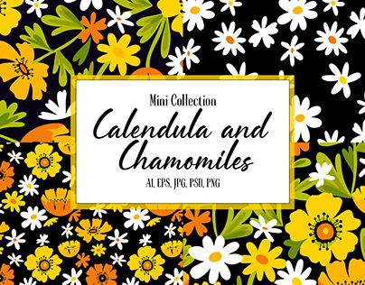 Calendula and chamomiles