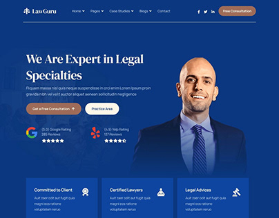 LawGuru - Law Firm and Attorney Joomla 4 Template