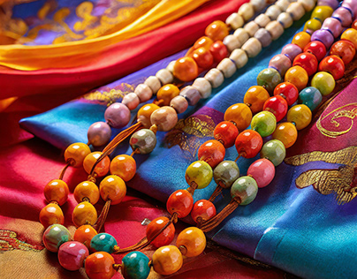 Dreamy Textiles and Beads