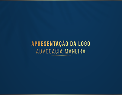 Apresentação da Logo Advocacia Maneira