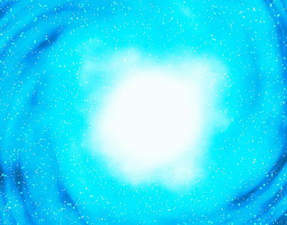 Nebula with Galaxy