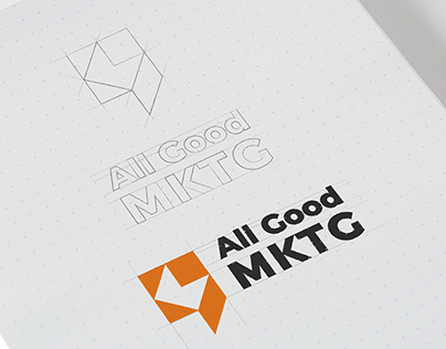 All Good Marketing logo & branding