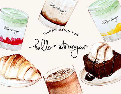 ILLUSTRATION FOR HELLO STRANGER COFFEE (2019)
