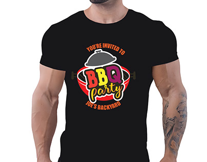 Barbeque T-shirt design