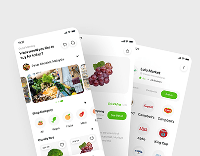 Groceries App UI Kit