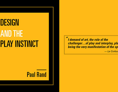 BOOK DESIGN - Design and the Play Instinct