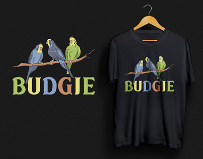 Budgie Parrot T shirt