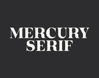 Mercury Serif Typeface