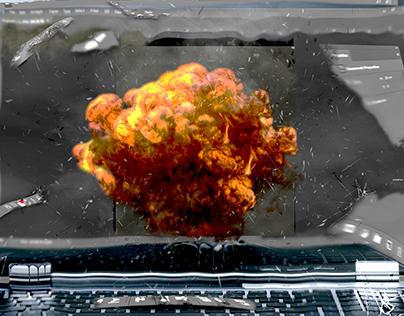 Explosion inside Photoshop