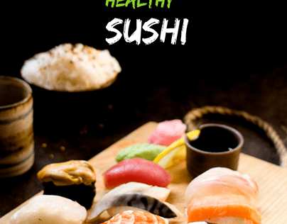 Sea food Special Sushi Social Media Post Design