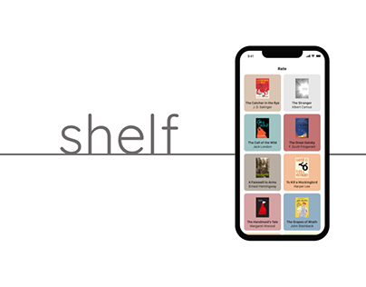 shelf - Book 'Source & Share' App | UI Design