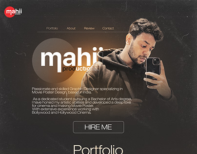 Portfolio Web UI Design