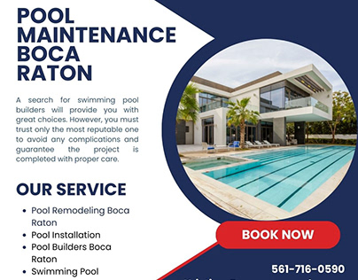 Pool Maintenance Boca Raton