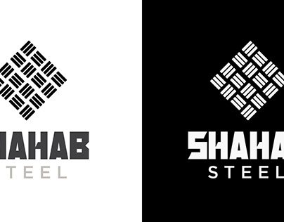 Shahab Steel Logo Design