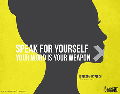 Freedom of Speech PSA - Amnesty International.