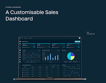 A Customisable Internal Sales Dashboard