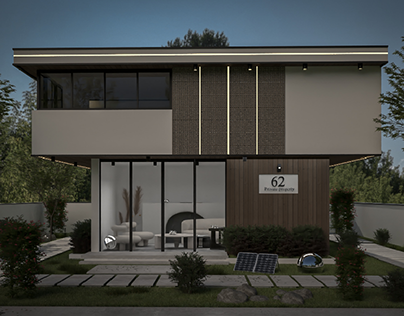 Project thumbnail - CUBIC MODERN HOUSE EXTERIOR DESIGN