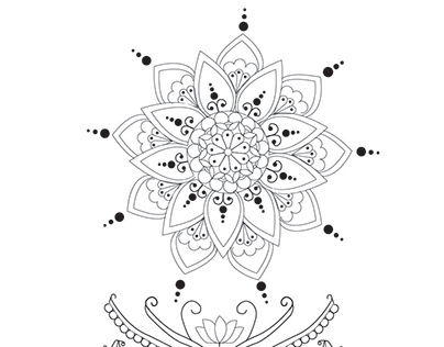 Mandala tattoo design