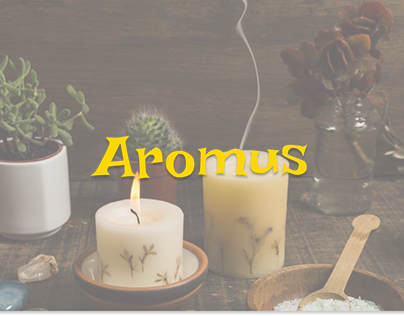 Aromus(website landing page)
