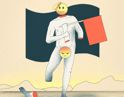 GIFs and Illustrations for OKNO.mk / editorial
