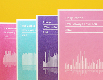Love Song Sound Wave Valentines Cards