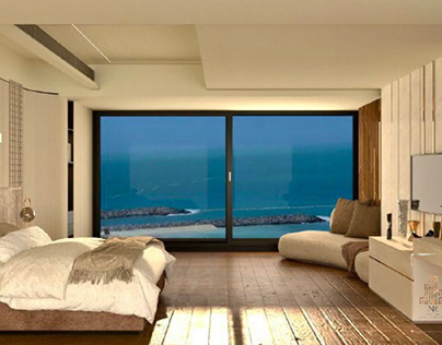 Bedroom with unbelievable sea view