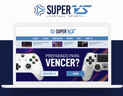 E-sports FIFA Website UI/UX