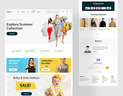 Creative E Commerce Website Design
