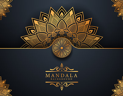 Modern Mandala Background Design