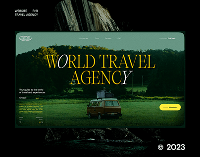 World Travel Agency / 2023 / Web Site *