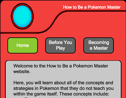 How to Be a Pokemon Master
