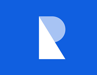 R Lettermark Logo Design | Modern R Logo Design |