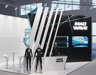 Mad Wave stand of exhibition "ISPO 2019", Munich